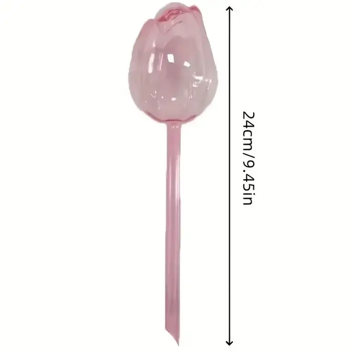 Boules d'arrosage pour plantes à fleurs de tulipes roses, adaptées aux plantes d'intérieur et d'exté
