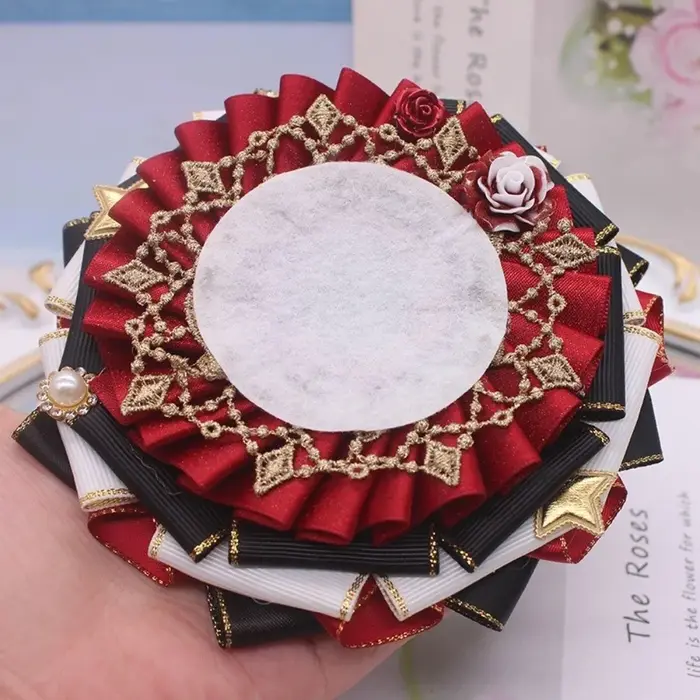 Machine à rosettes transparente pour fleurs en ruban et fleurs en tissu, 9cm, 12cm, 15cm, pour figurines de table et artisanat DIY