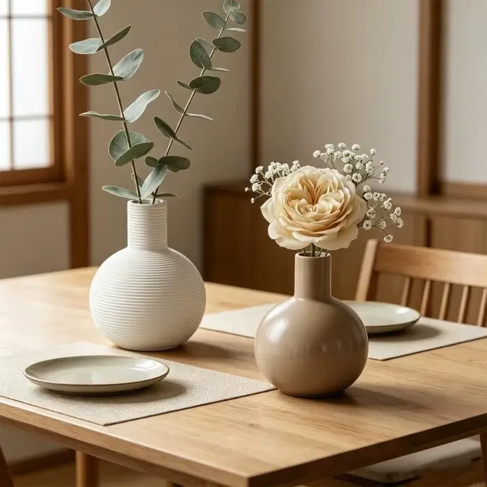 Vases décoratifs en céramique pour centres table