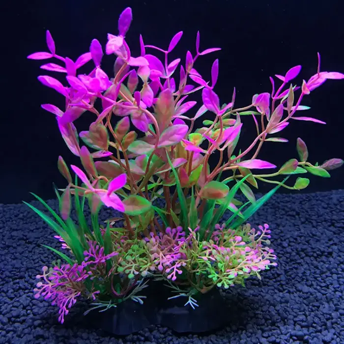 Plantes artificielles de décoration d'aquarium