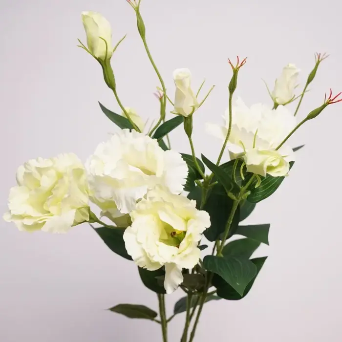 Fleurs artificielles Lisianthus simulées