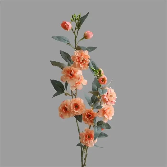 Nouvelle branche de camélia fleurs artificielles noël décoration de la maison faux Floral salon jard