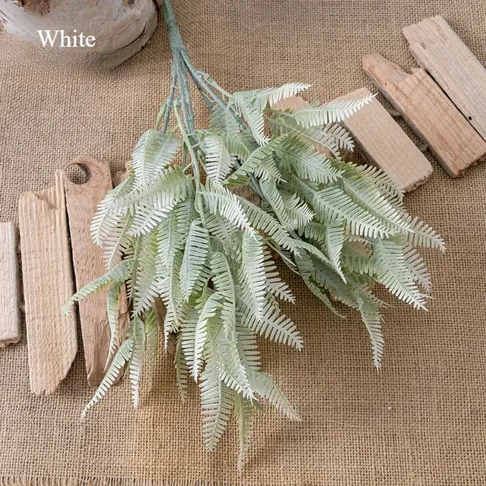 Branche de Cuir oral elu de Fougère, Plante Artificielle, Décoration de Mariage, Décoration Intérieu