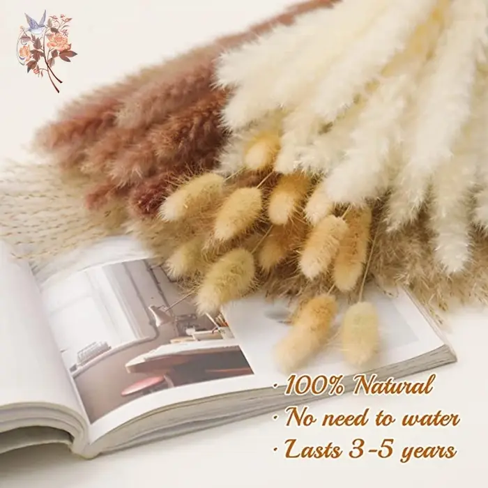 Bouquet de Fleurs vaccées Naturelles pour Décoration de Mariage