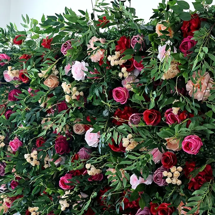 Plantes vertes roses colorées 5D