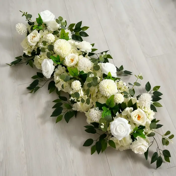 Uflower 100 cm bricolage mariage fleur rangée décoration Arrangement fournitures pivoine Rose artifi