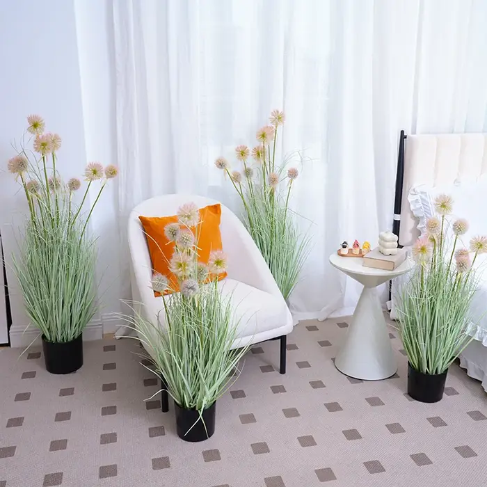 Boule d'oignon rose pour la décoration intérieure de la maison