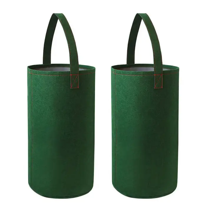 Sac de culture de tomate en feutre multifonctionnel, jardinière à l'envers, sacs de culture de plant