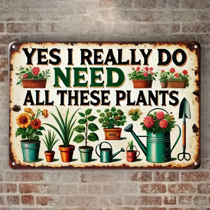 HomePlantProDecor - Panneau rustique « Oui