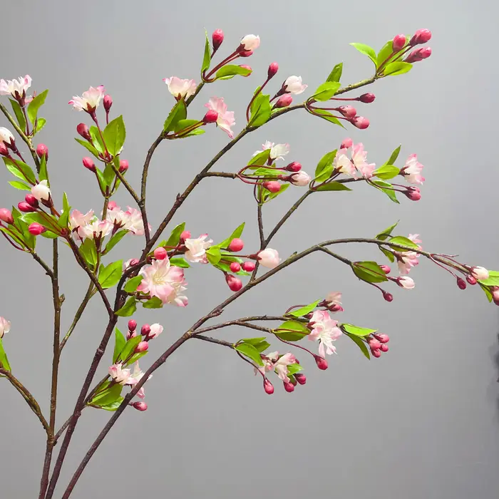 Fausse fleur de pommetier drapée artificielle