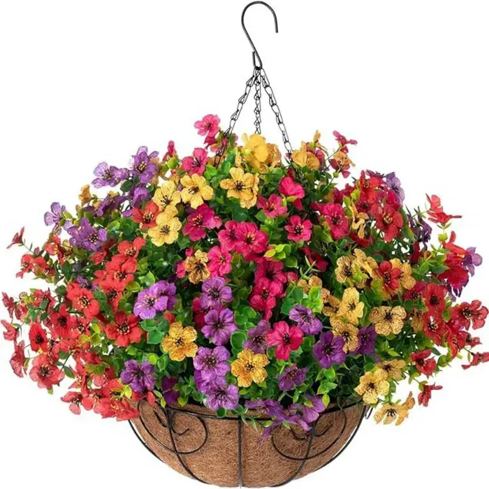 Fleurs artificielles en soie de 35 cm