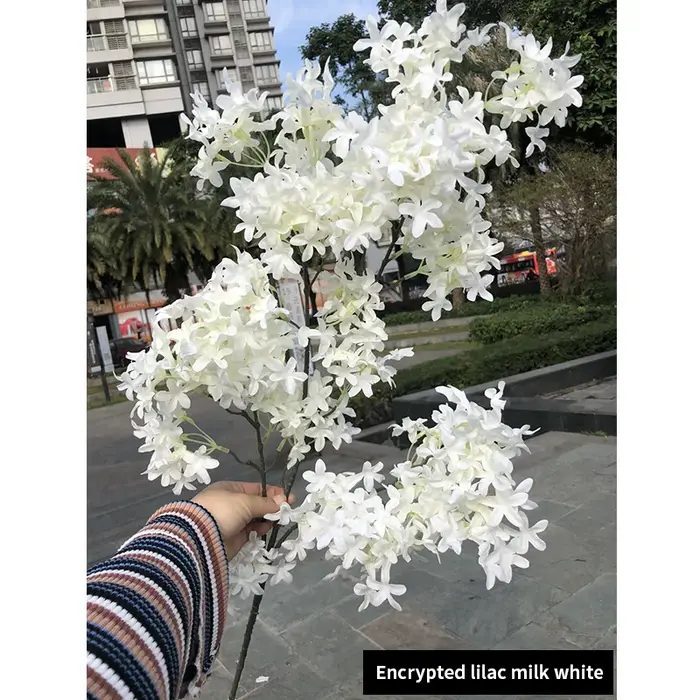 Fleur artificielle CAN ac de Gand 92cm, fleur en plomb pour route de mariage, décoration de maison e