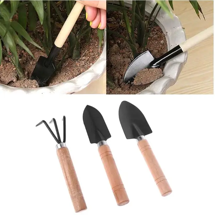 Kits d'outils de jardinière de jardin bricolage pot de fleur plante pépinière plateau en pot pelle r