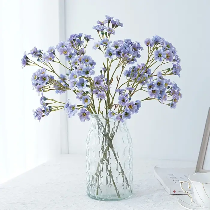 InjCornflower-Bouquet de fleurs artificielles