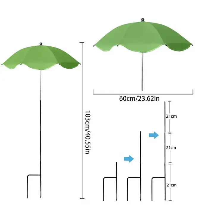 Voile d'ombrage réglable pour jardin