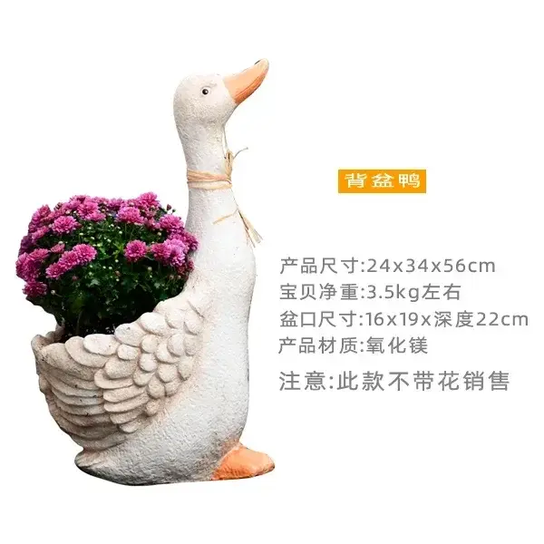 Pot de fleur en forme d'animal mignon