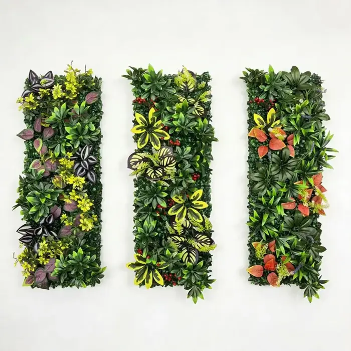 Panneau mural végétal artificiel DIY