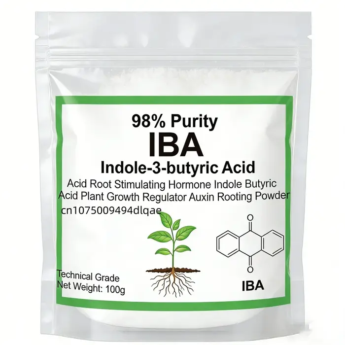 Poudre d'Enracinement à 98% de Pureté IBA Acide Indole-3-butyrique | Régulateur de croissance des plantes