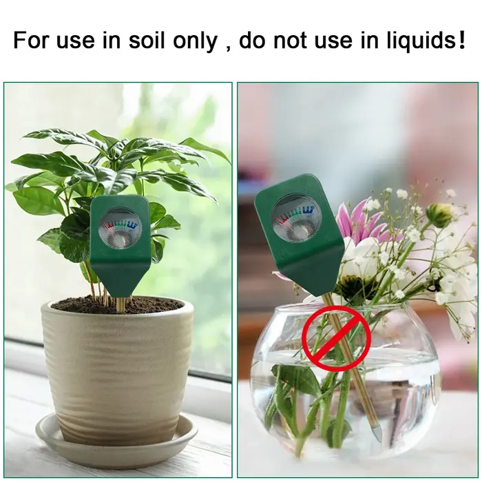 Testeur d'humidité du sol, humidimètre, détecteur, outil de test pour plantes de jardin et fleurs, analyseur de sol pour plantes en pot d'intérieur et plantation