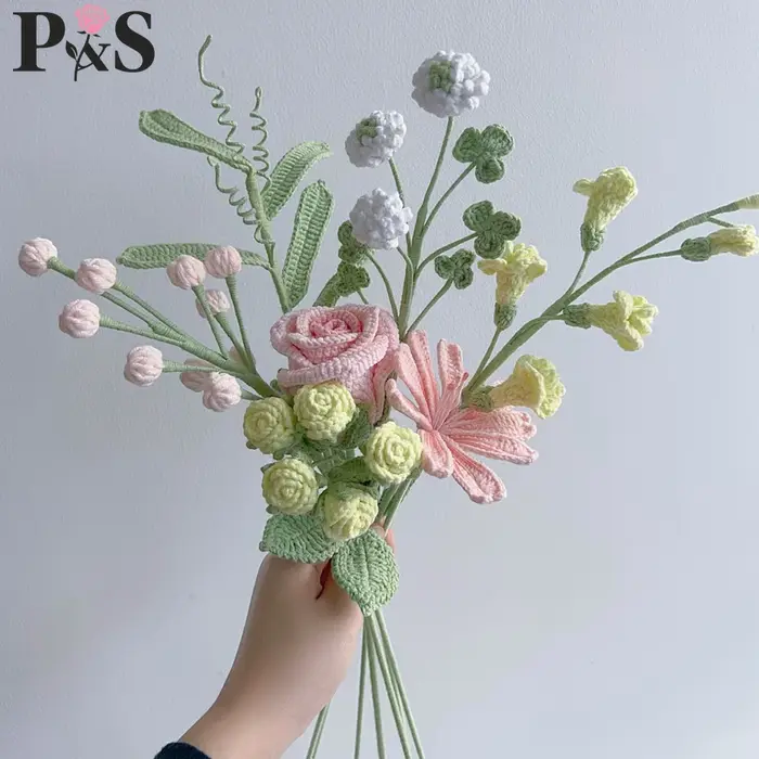 Fleurs au Crochet faites à la main