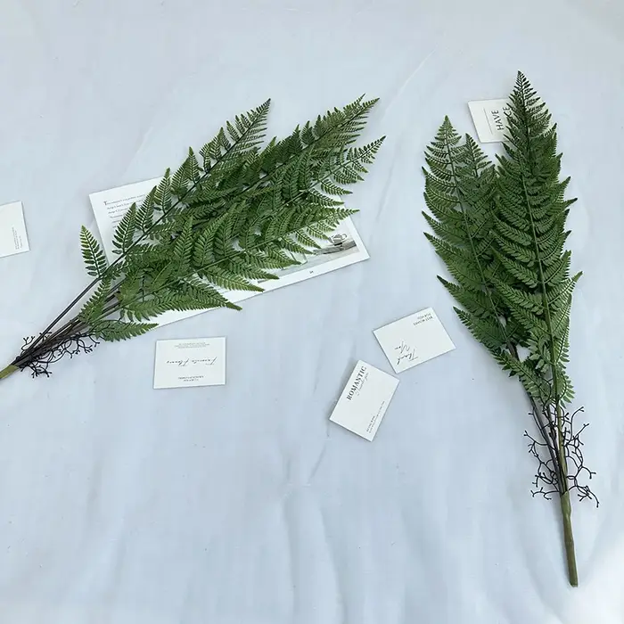 Feuille de fougère artificielle de 37 pouces