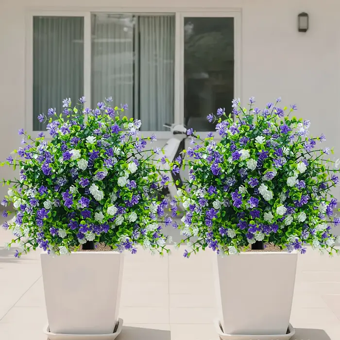 Fleurs artificielles pour l'extérieur