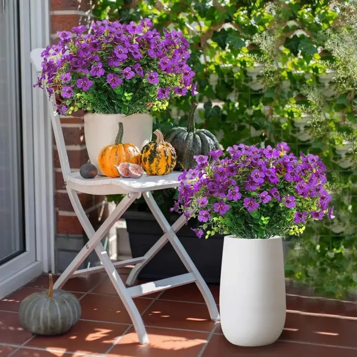 Fausses fleurs d'extérieur résistantes aux UV