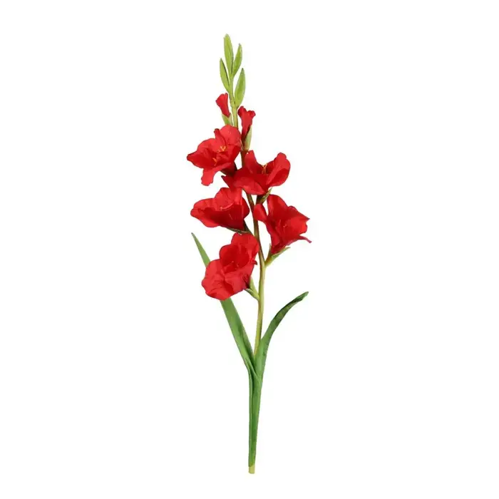 Fleurs artificielles de gladiolus artificielles réalistes pour mariage