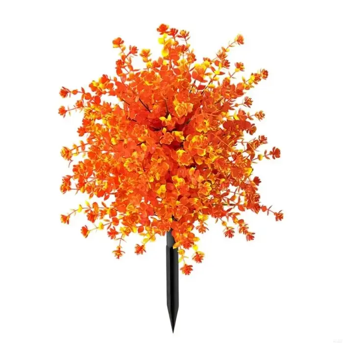 Piquet fausse fleur pour pots extérieurs, bordures pelouse rangées cour 55KF