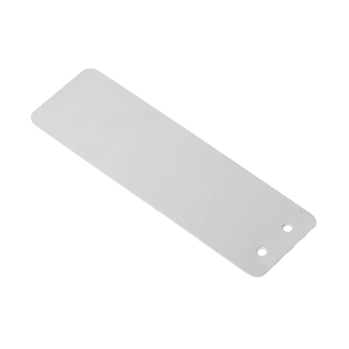 Étiquette d'identification d'arbre en métal double face en aluminium