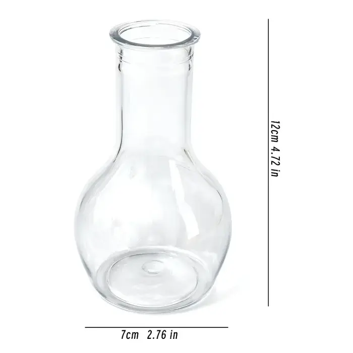 Pot de culture hydroponique en résine transparente