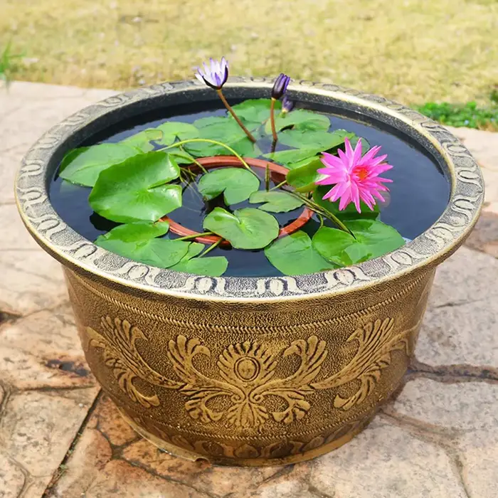 Grand Pot de fleur épais avec trou de Drainage