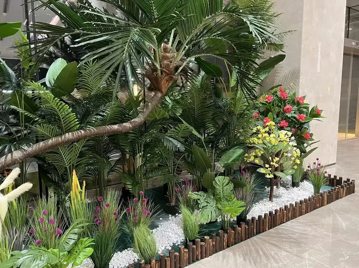 Simulation de plante verte