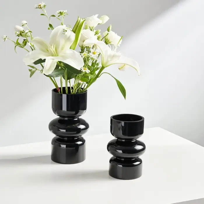Vase décoratif en verre pour plantes d'ornement