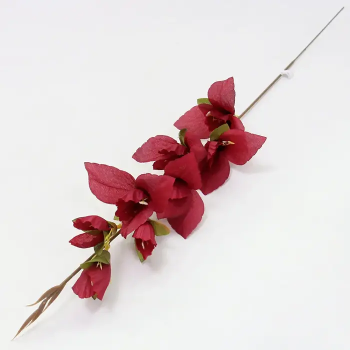 Décor de branche de fleur de glaïeul, soie, salon, accessoires de maison, fête, arrangement de fleur