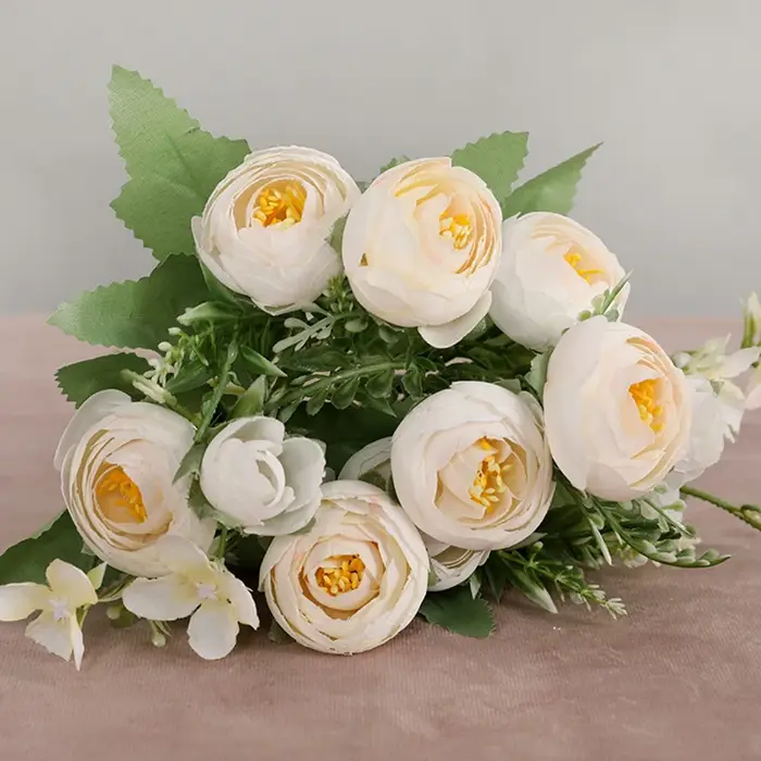 Vases de roses à thé multicolores pour décoration de maison