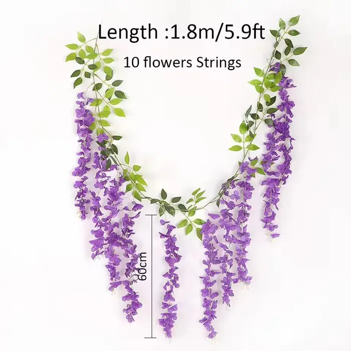 10 Branches de fleurs artificielles