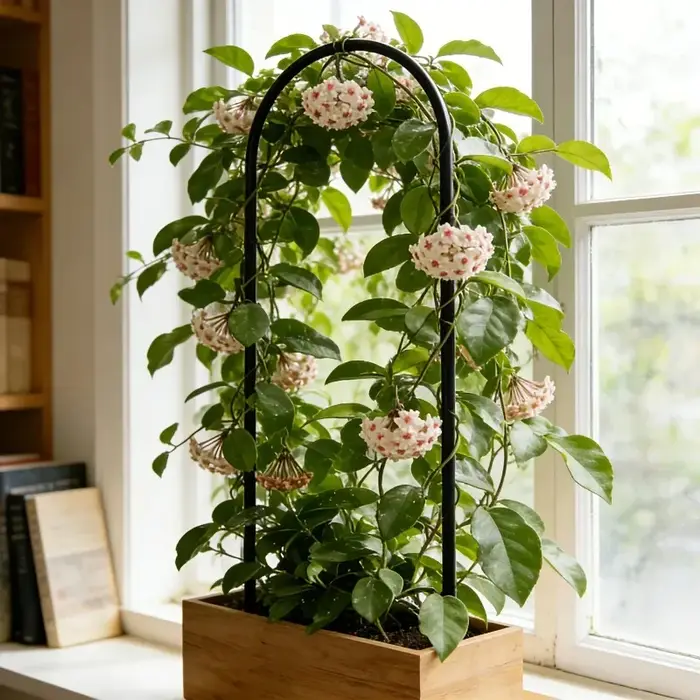 Lot de 2 treillis en métal en forme de U pour plantes grimpantes