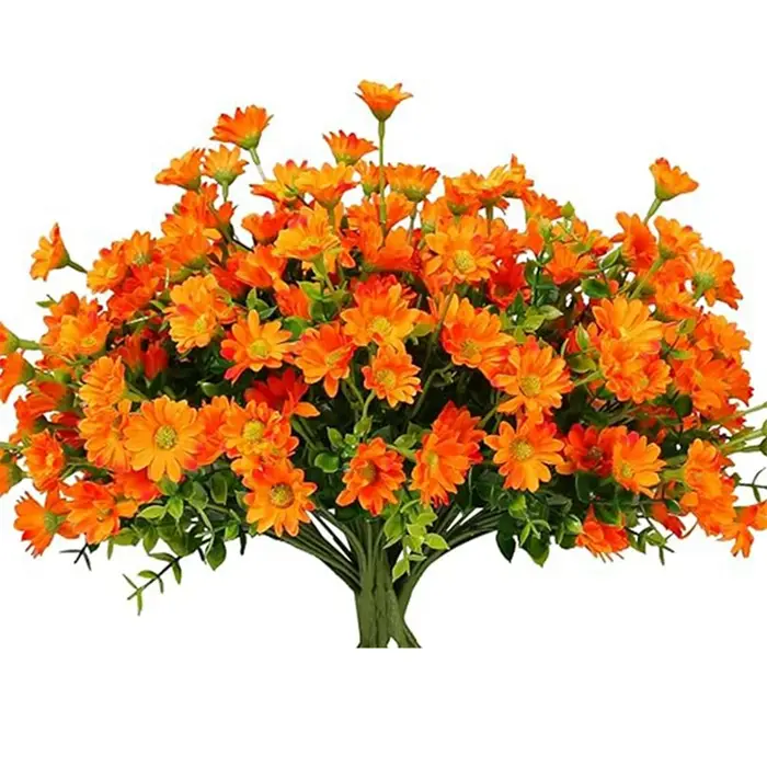 Bouquet de marguerites en soie artificielle à 21 têtes