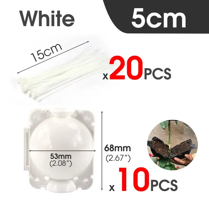 Boule d'enracinement de plantes réutilisable de 5cm