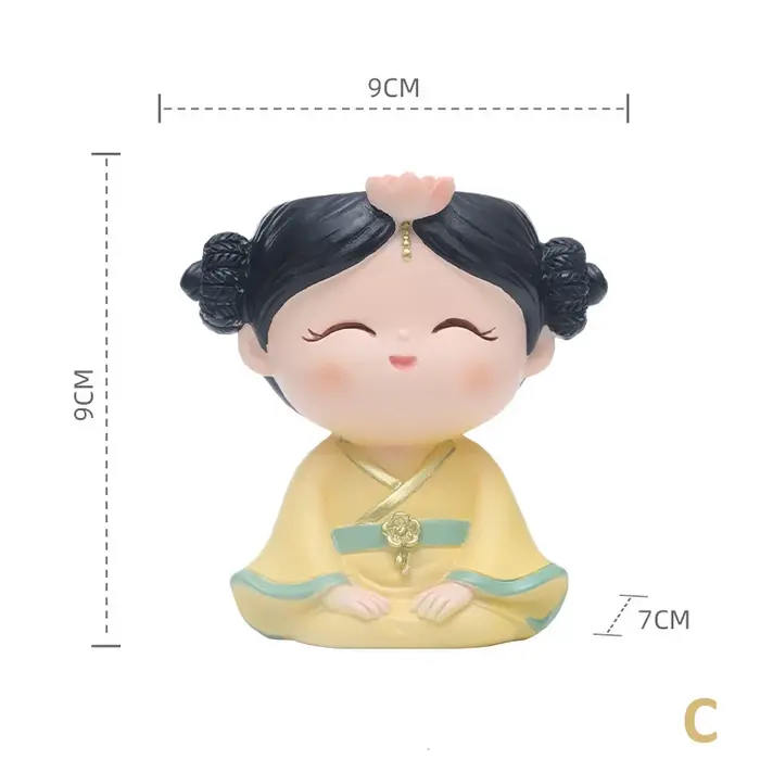 Hanfu-Pot de fleurs pour fille succulente