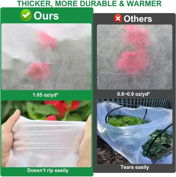 Couvertures flottantes DIY pour plantes