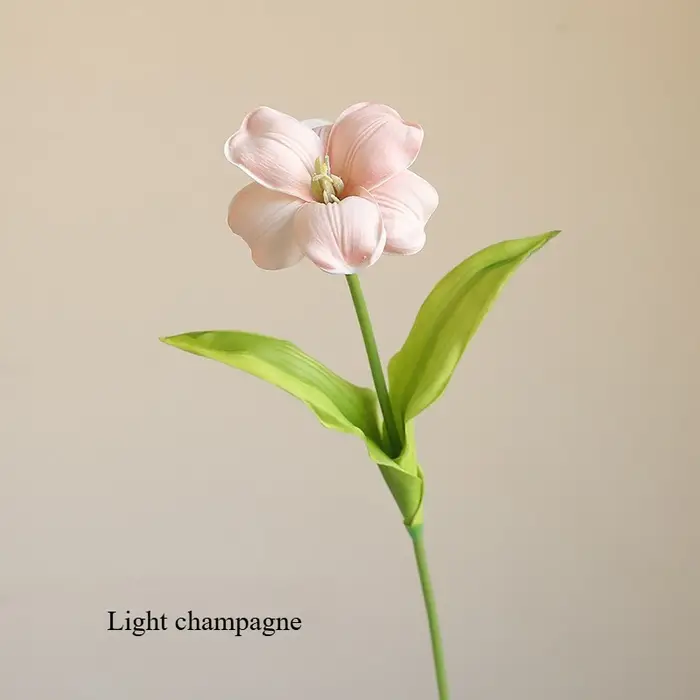 Fleur artificielle de tulipe ouverte de 20 pouces