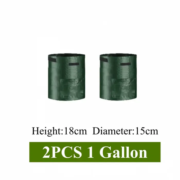Sacs de culture de plantes PE, 2 pièces, Pots de pommes de terre de 1/3/5/7/10 gallons pour plantes,