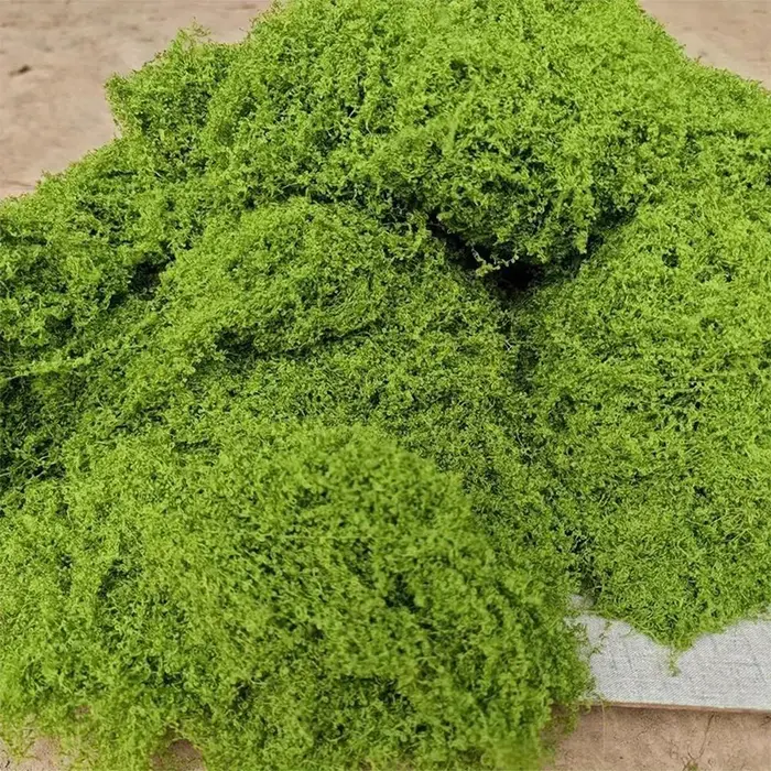 30/50/100g plante de mousse artificielle verte fausse