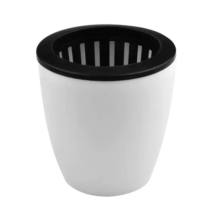 Pot de fleur paresseux en plastique à absorption d'eau automatique