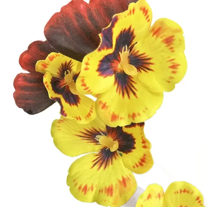 Fausses fleurs artificielles en soie