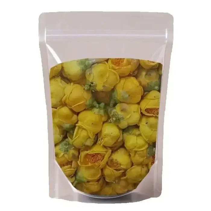 Camélia Petelotii à fleurs dorées séchées 100 % naturelles (Merr.) Sealy - Matériau premium pour la fabrication de savon