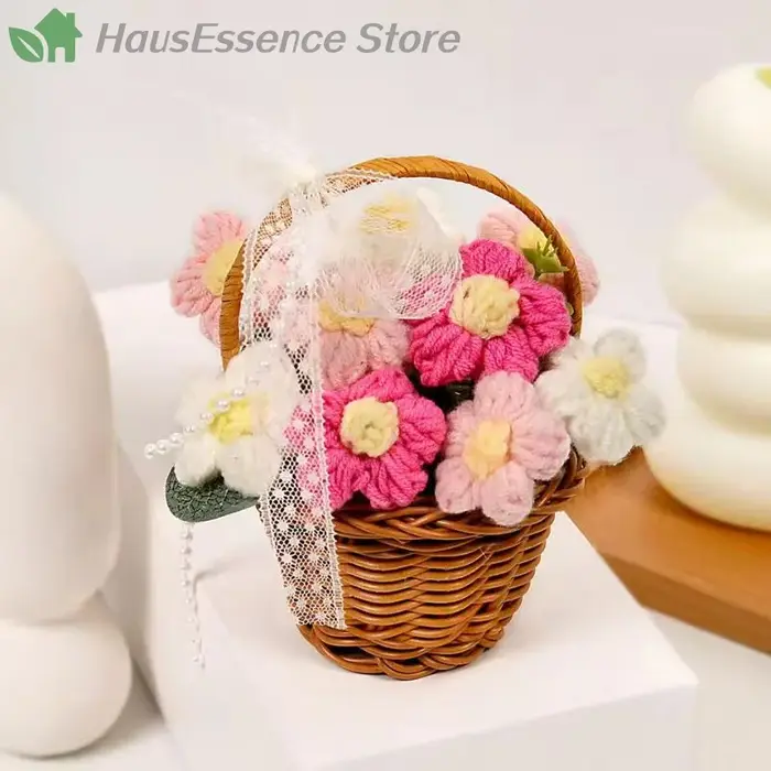 ※1 bouquet de fleurs au crochet fait main