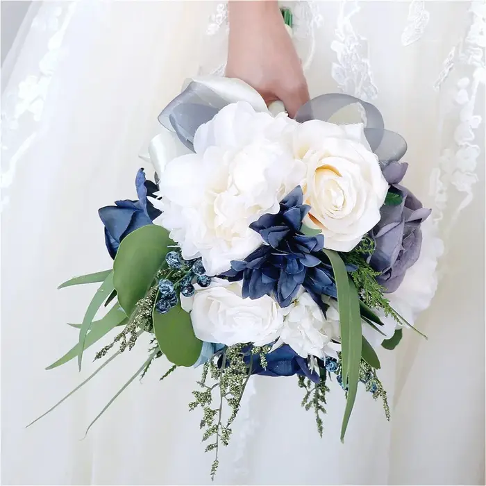 Bouquet de fleurs pour mariée, fournitures et décoration de mariage, accessoires de mariage